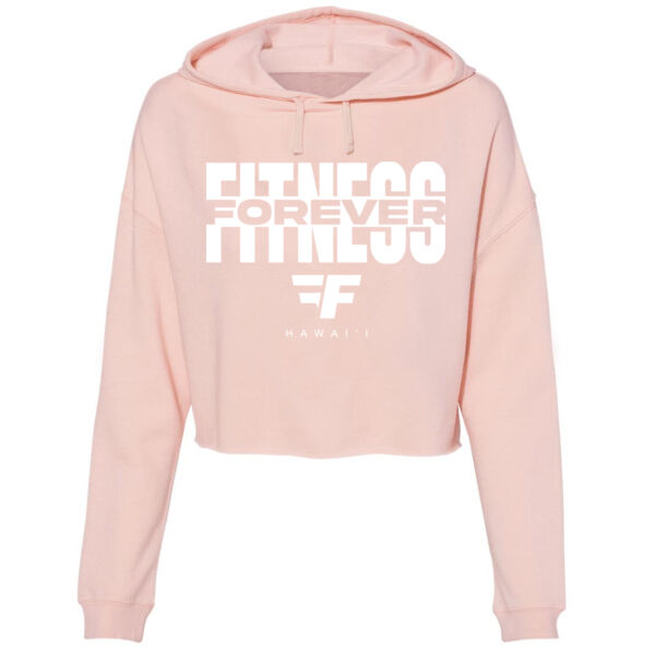 WHITEOUT - WOMEN'S CROPPED HOODIE - BLUSH - AXGMWH Thumbnail