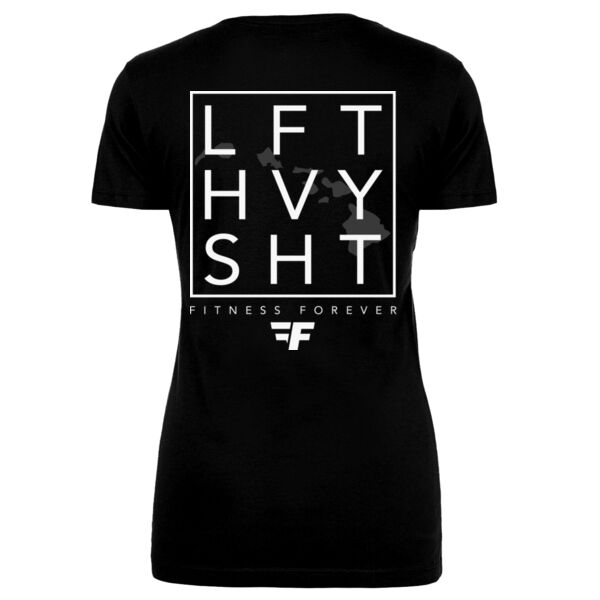 LFT HVY SHT - WOMEN'S FITTED T-SHIRT - BLACK - ZR4NUB Thumbnail