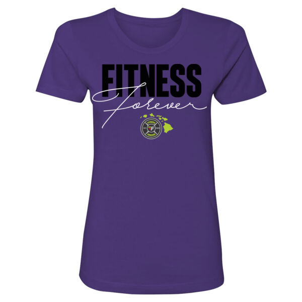 BLACKOUT - WOMEN'S FITTED T-SHIRT - PURPLE - KS7J3Y Thumbnail