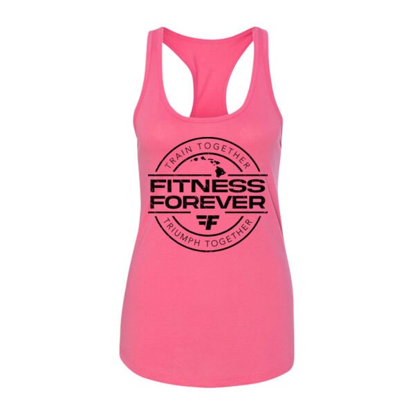 TRAIN TOGETHER, TRIUMPH TOGETHER - WOMEN'S FITTED TANK TOP - PINK - $A7BJZY$ Thumbnail