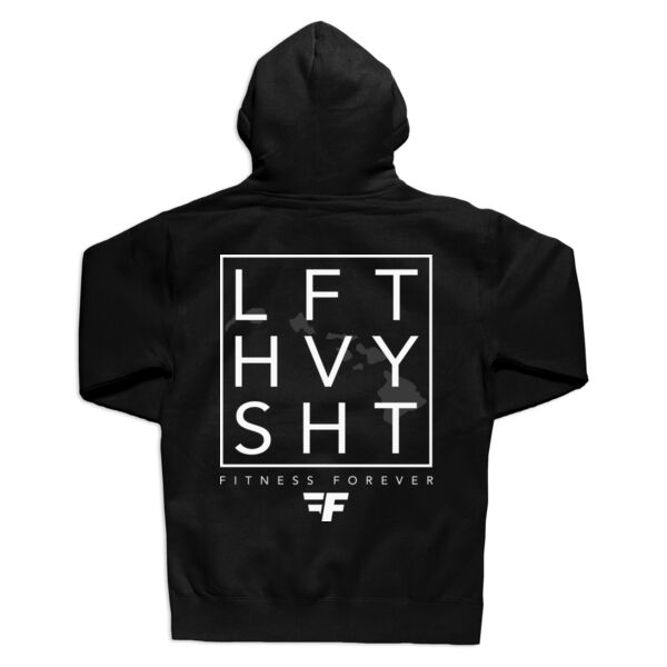 LFT HVY SHT - MEN'S PULLOVER HOODIE - BLACK - $JPEX9B$ Thumbnail