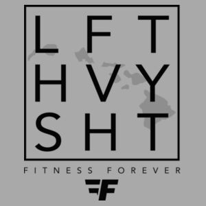 LFT HVY SHT - MEN'S T-SHIRT - LIGHT GRAY HEATHER - EZBRWK Design
