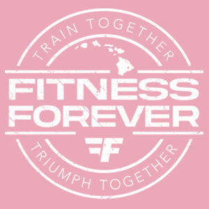 TRAIN TOGETHER. TRIUMPH TOGETHER. - WOMEN'S FITTED T-SHIRT - LIGHT PINK - 28R5Q9 Design