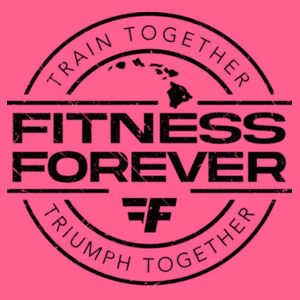 TRAIN TOGETHER, TRIUMPH TOGETHER - WOMEN'S FITTED TANK TOP - PINK - $A7BJZY$ Design